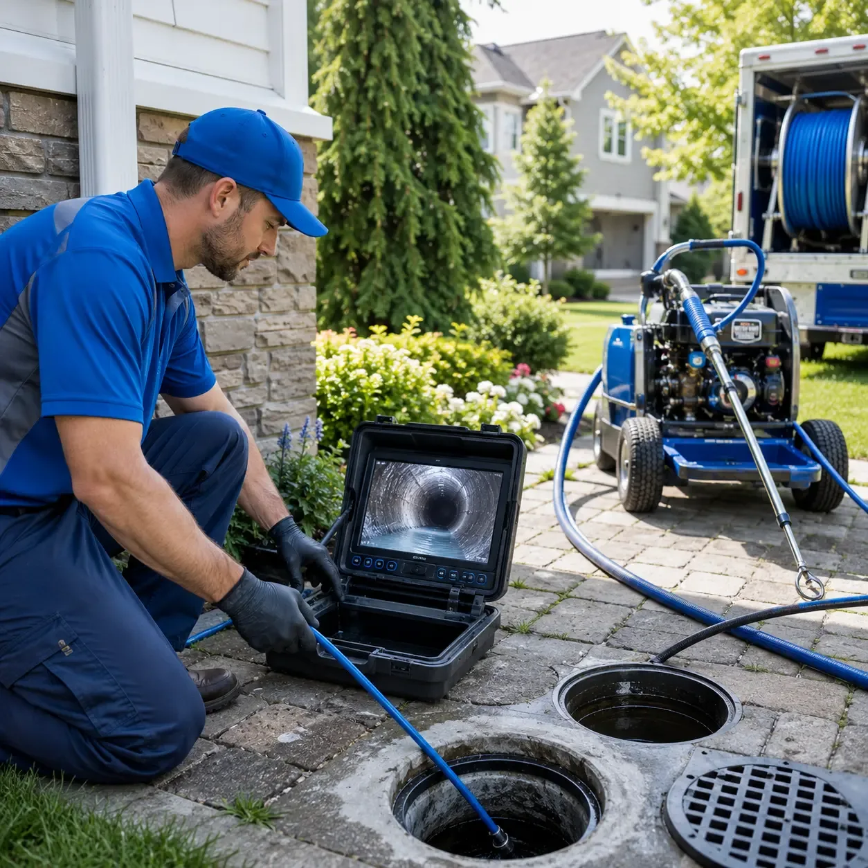 Outdoor drain cleaning professionals serving Owensburg, IN